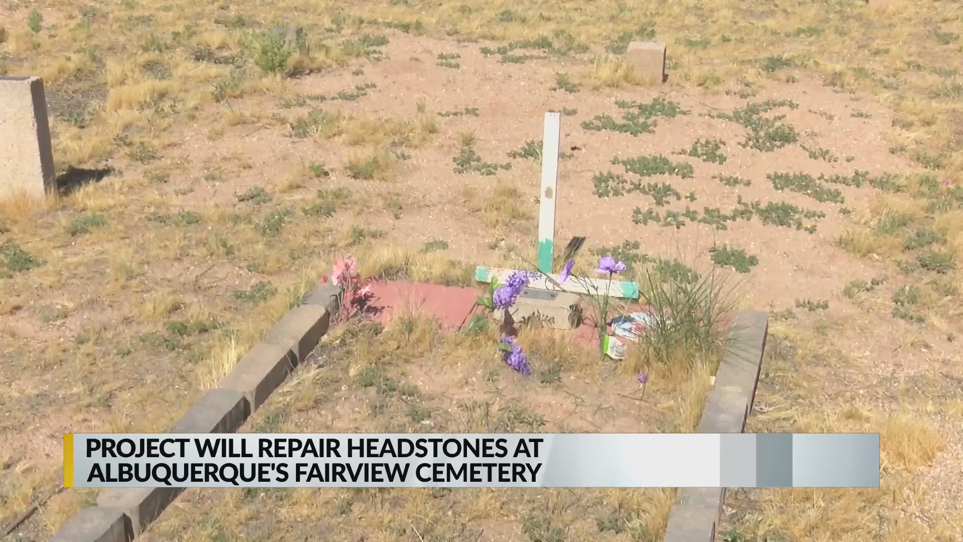 Headstones to be repaired at Albuquerque’s Fairview Cemetery KRQE