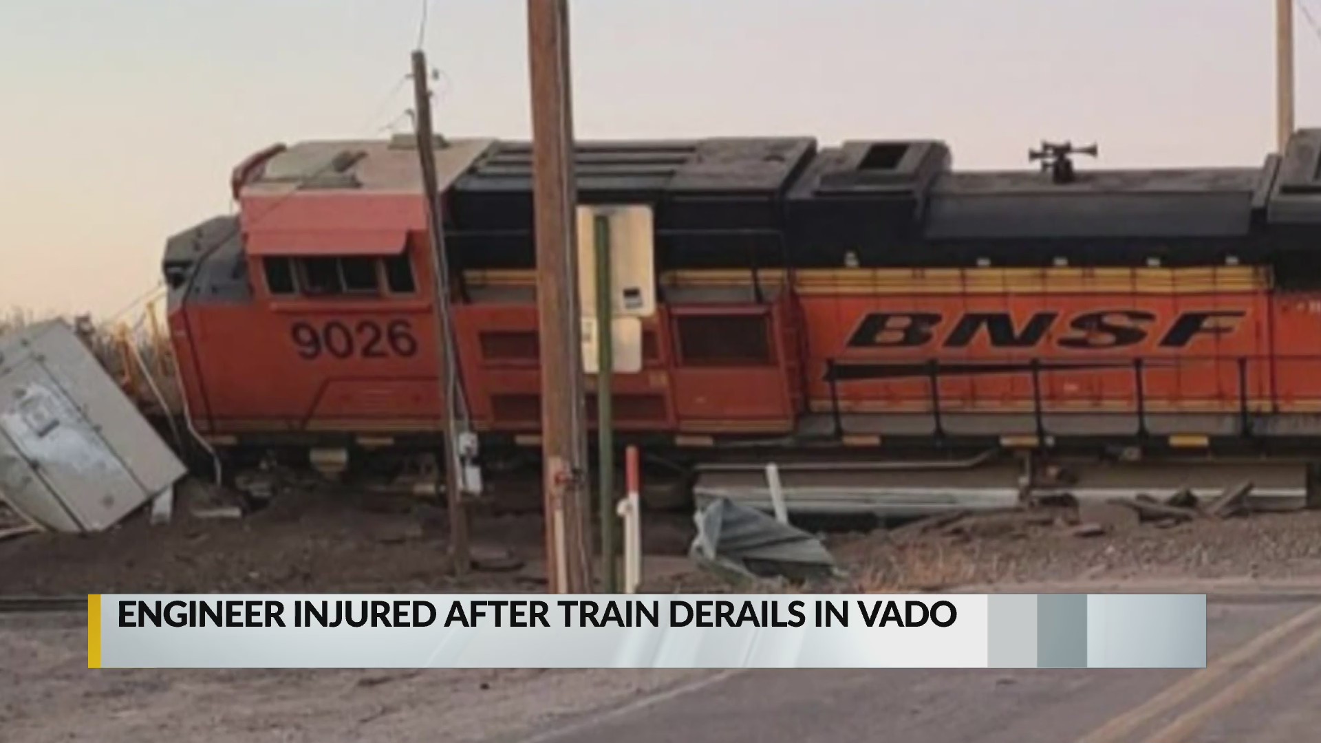 Train derails near Vado, New Mexico KRQE NEWS 13 Breaking News