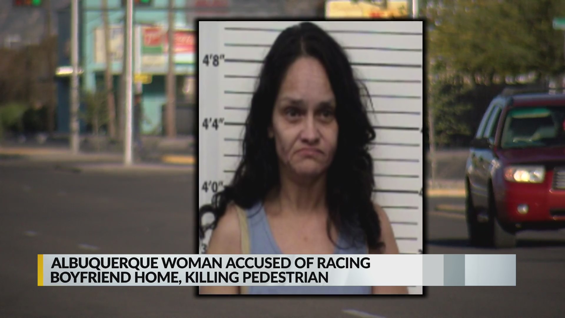 Albuquerque woman accused of racing boyfriend home, killing pedestrian ...