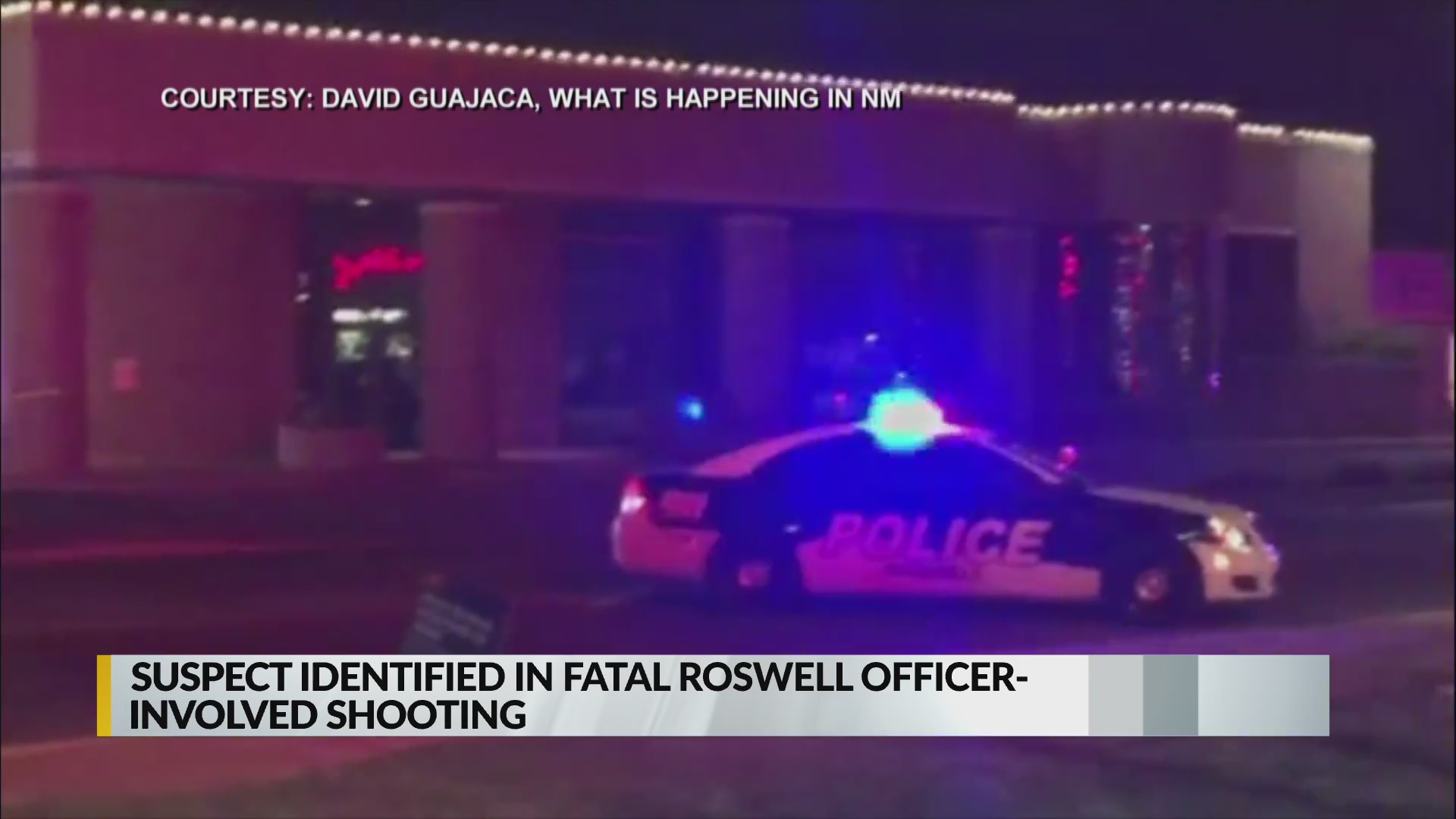 Suspect identified in fatal Roswell officer-involved shooting – KRQE ...