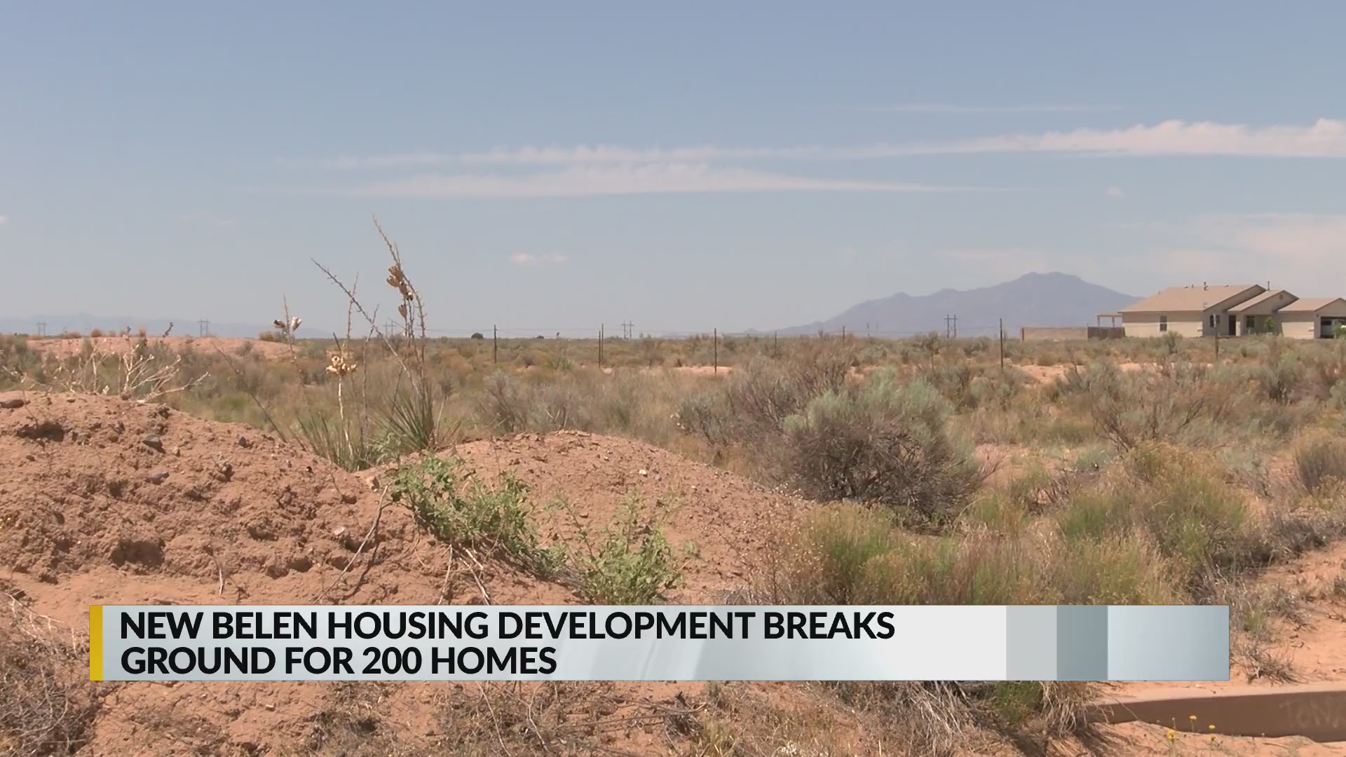 New Belen housing development breaks ground for 200 homes KRQE NEWS