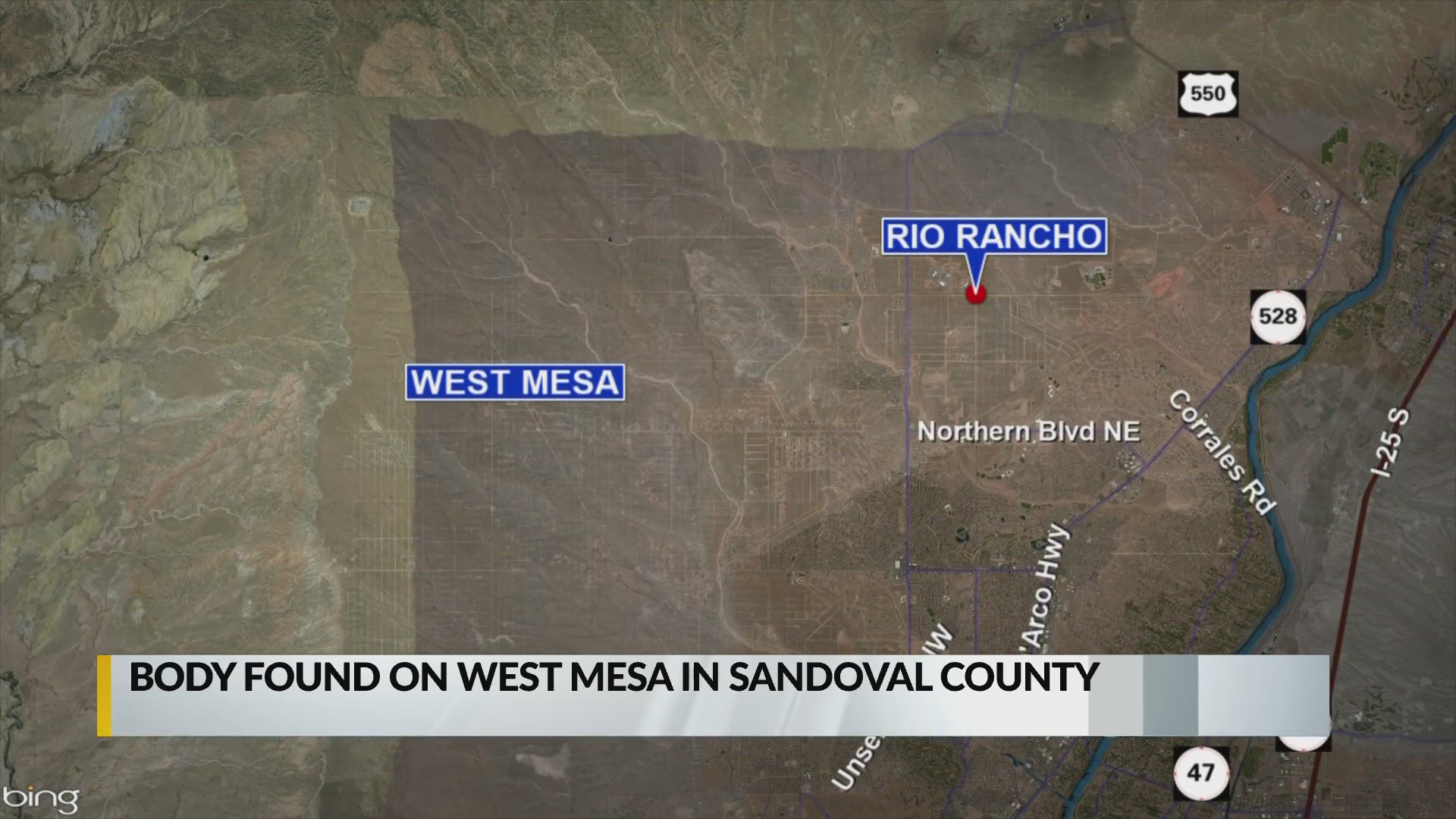 Sandoval County Sheriff’s Office investigates after body found in West