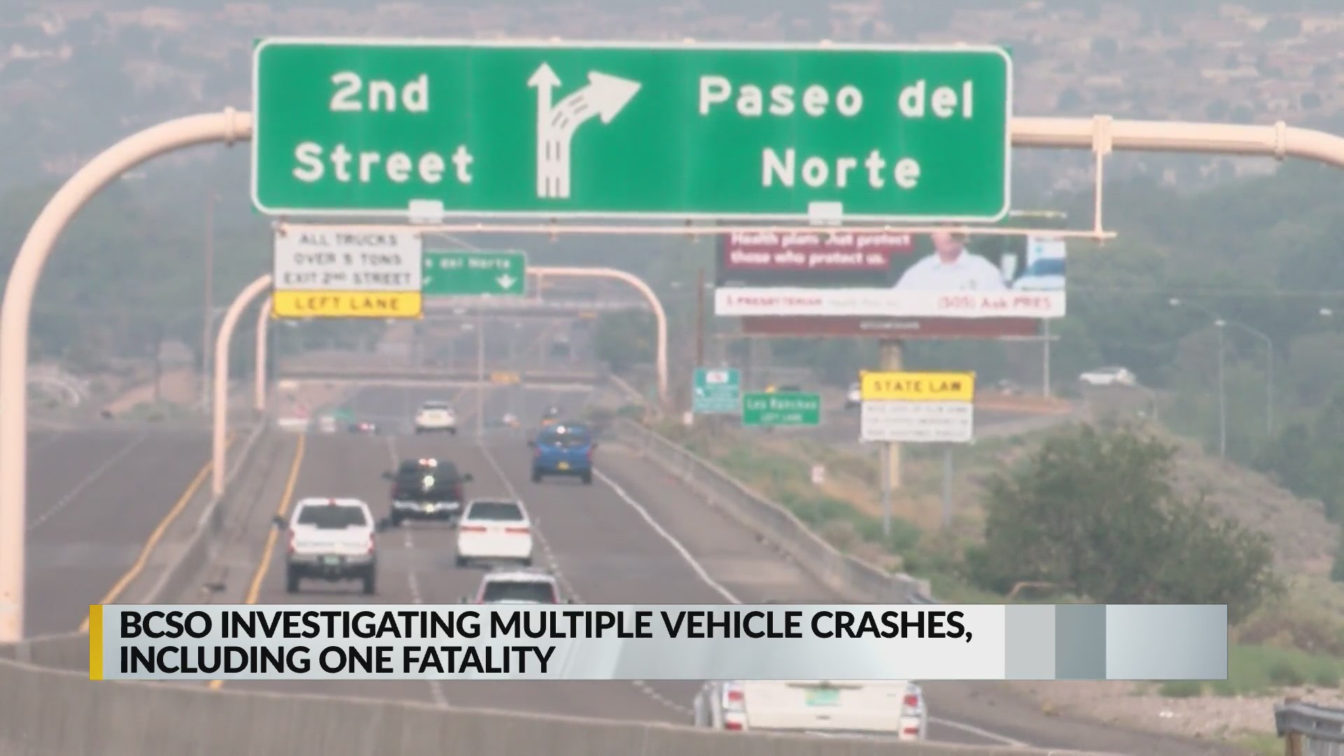 Paseo del Norte reopened near 2nd following fatal crash – KRQE NEWS 13