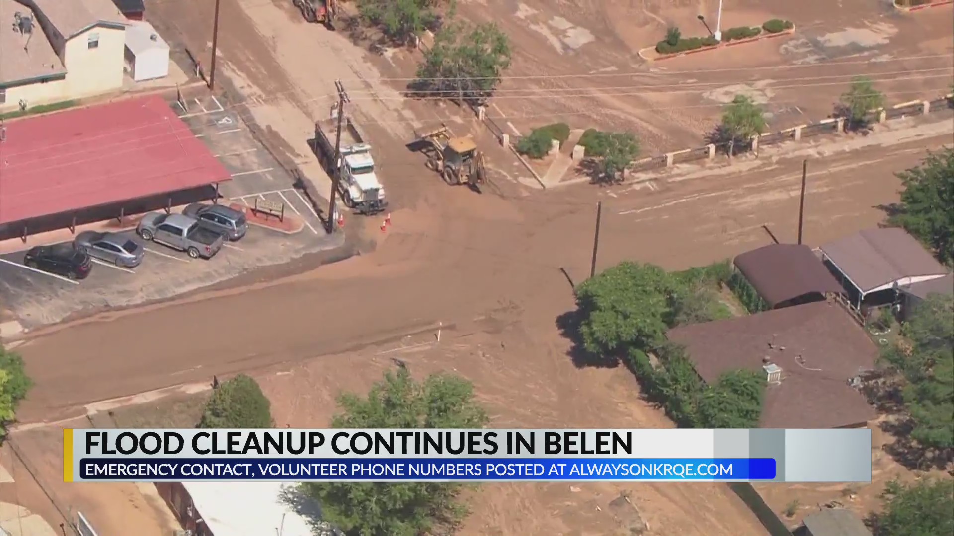 Belen recycling center receiving household items damaged by flooding