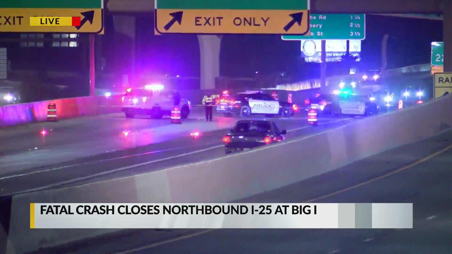 Fatal crash closes northbound I-25 at Big I, east and west I-40 ramps ...